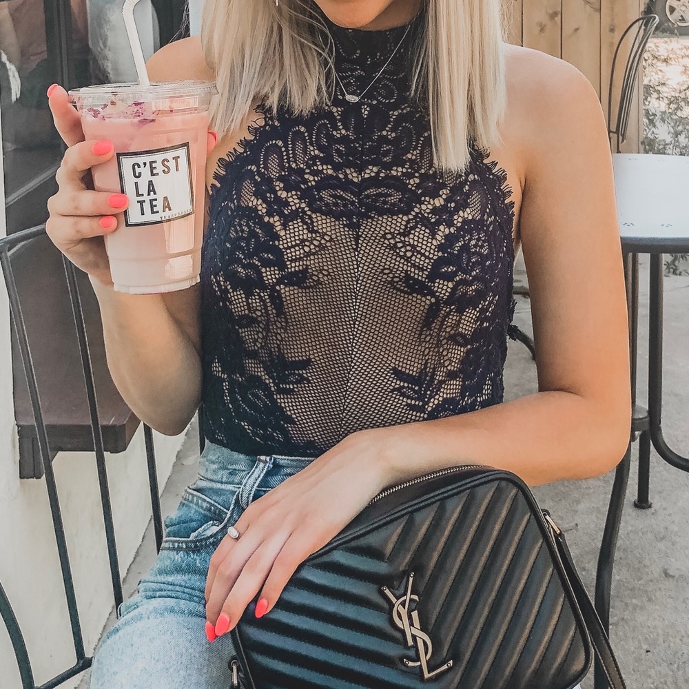 Free people lace bodysuit
